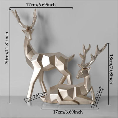 Decoration Deers Table Ornament