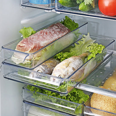Refrigerator drawer storage box