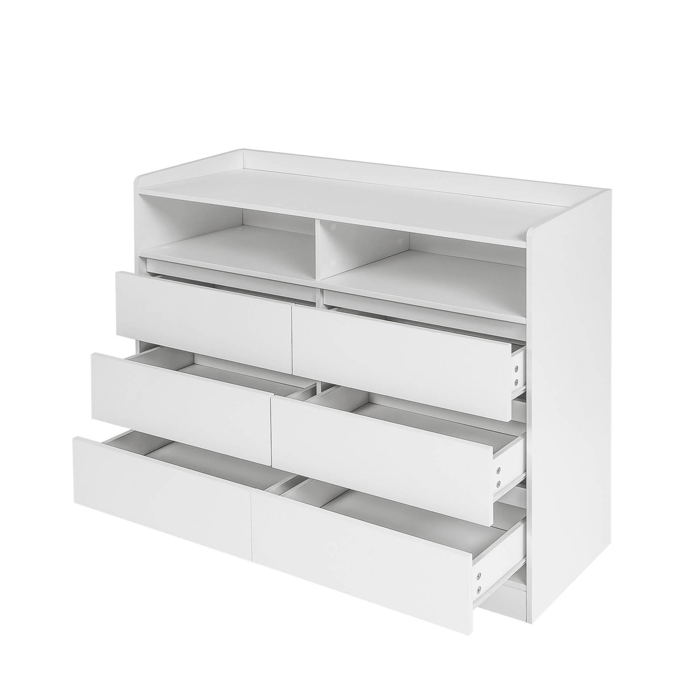LED Lights Modern Dressers Drawers